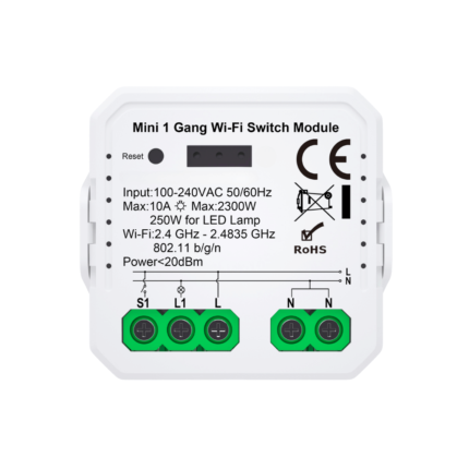 Wi-fi Tek Çıkışlı Röle