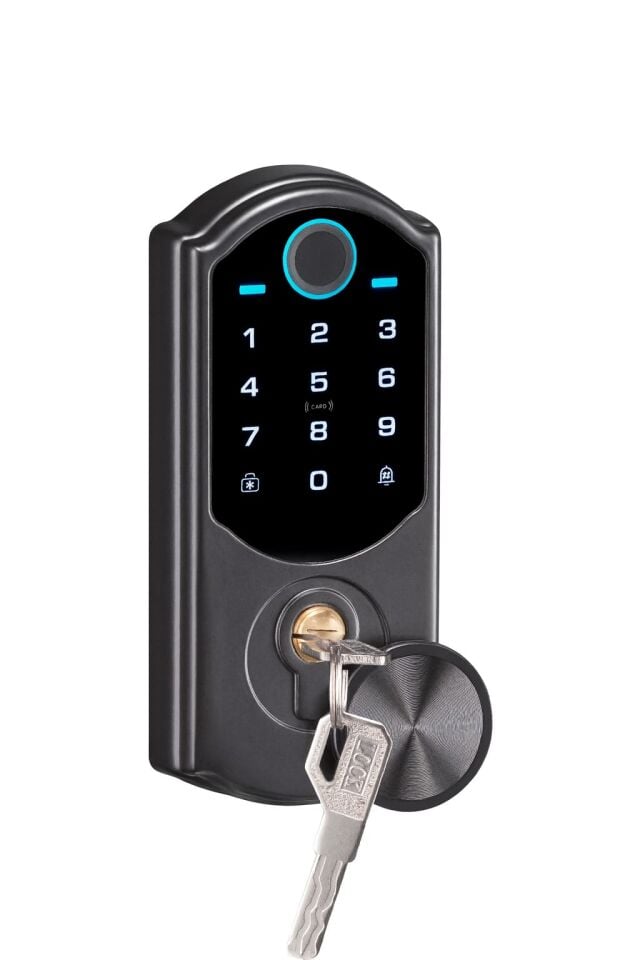 Akıllı Kapı Kiliti DL01  parmak, izi kart, şifer, akıllı kapı kilidi,