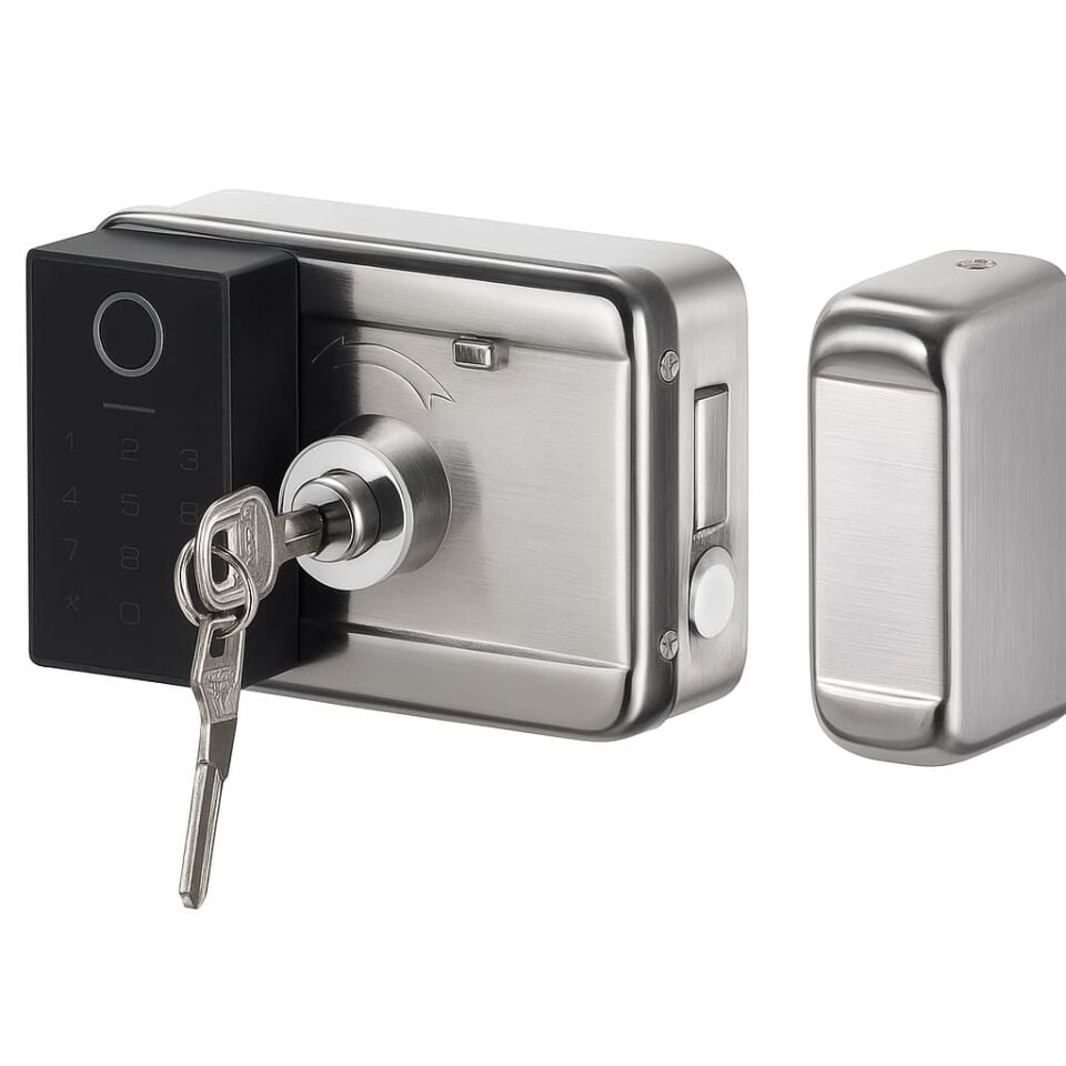 Akıllı Kapı Kiliti DL01  parmak, izi kart, şifer, akıllı kapı kilidi,