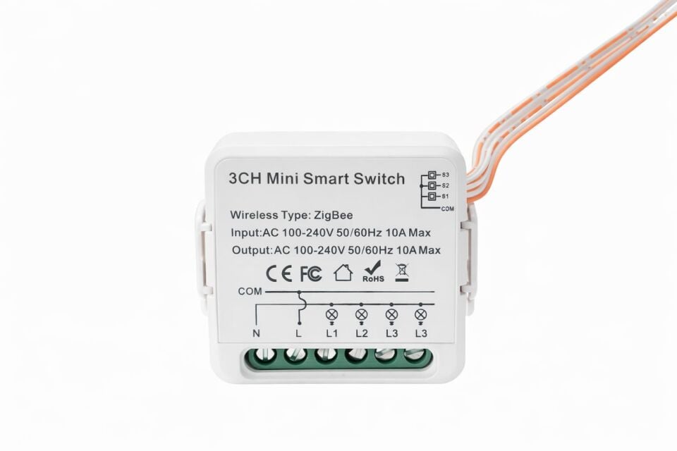 Zigbe Üçlü Mini Akıllı Röle